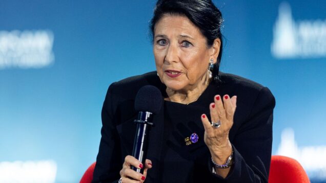 'Whoever enters parliament enters Russia,' Georgian president says