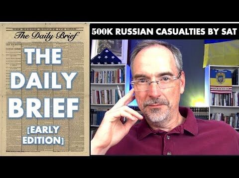500K Russians Off the Battlefield By TOMORROW; Russia is Unhappy