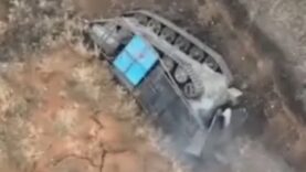 A T-90M Falls into an Anti-Tank Trench