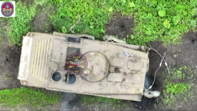 BMP-1 Gets Drone Dropped … A Lot