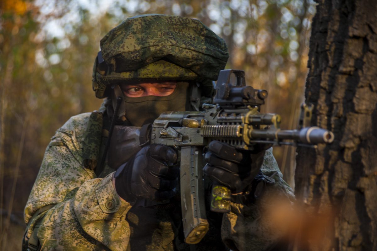 A serviceman of the Russian Armed Forces, illustrative image. Photo via Wikimedia.