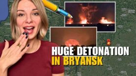 HUGE DETONATION IN BRYANSK: ATACMS STRIKE AMMUNITION DEPOT Vlog 868: