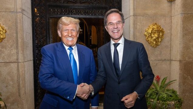 NATO Secretary General Rutte meets with Trump