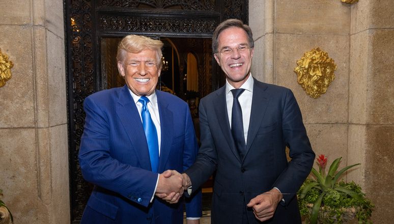 NATO Secretary General Rutte meets with Trump