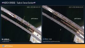New Satellite Images of the Crimean Bridge Show Russia Building