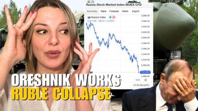 ORESHNIK WORKS IN RUSSIA: RUBLE COLLAPSE Vlog 875: War in