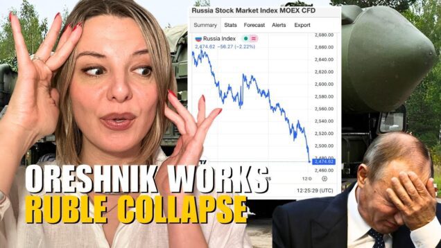 ORESHNIK WORKS IN RUSSIA: RUBLE COLLAPSE Vlog 875: War in