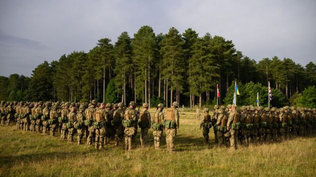 Over 50,000 Ukrainian recruits have received training in UK