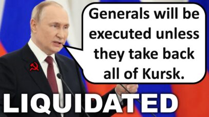 Putin Orders Endless Attacks in Kursk to Retake Territory by