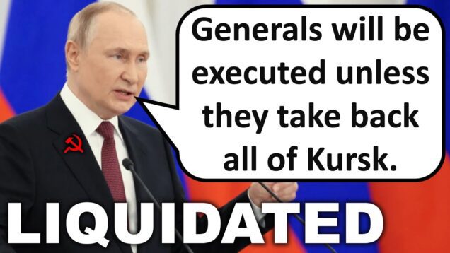 Putin Orders Endless Attacks in Kursk to Retake Territory by