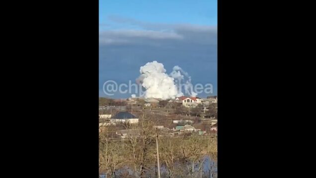 Russian SAM System (S-300/S-400) Destroyed Near Simferopol, Crimea