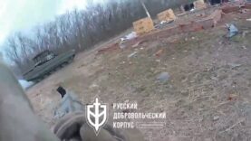 Russian T-72 Tank Ambushed at VERY Close Range by Russia