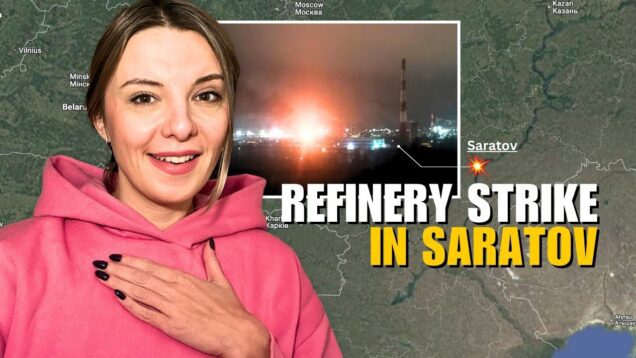 SARATOV ON FIRE: OIL REFINERY STRIKE AGAIN Vlog 858: War