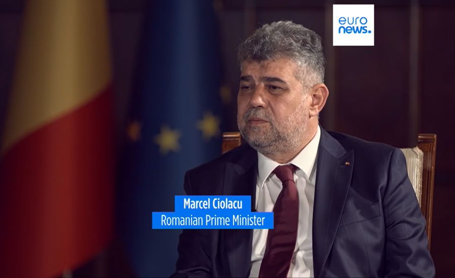 romania mulls sending patriot missiles bolster ukraine's defenses prime minister marcel ciolacu screenshot euronews marcel-ciolacu-romanian-pm