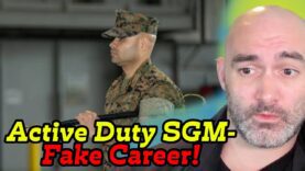 USMC SGM BUSTED w/ FAKE Purple Heart, Combat Ribbon!