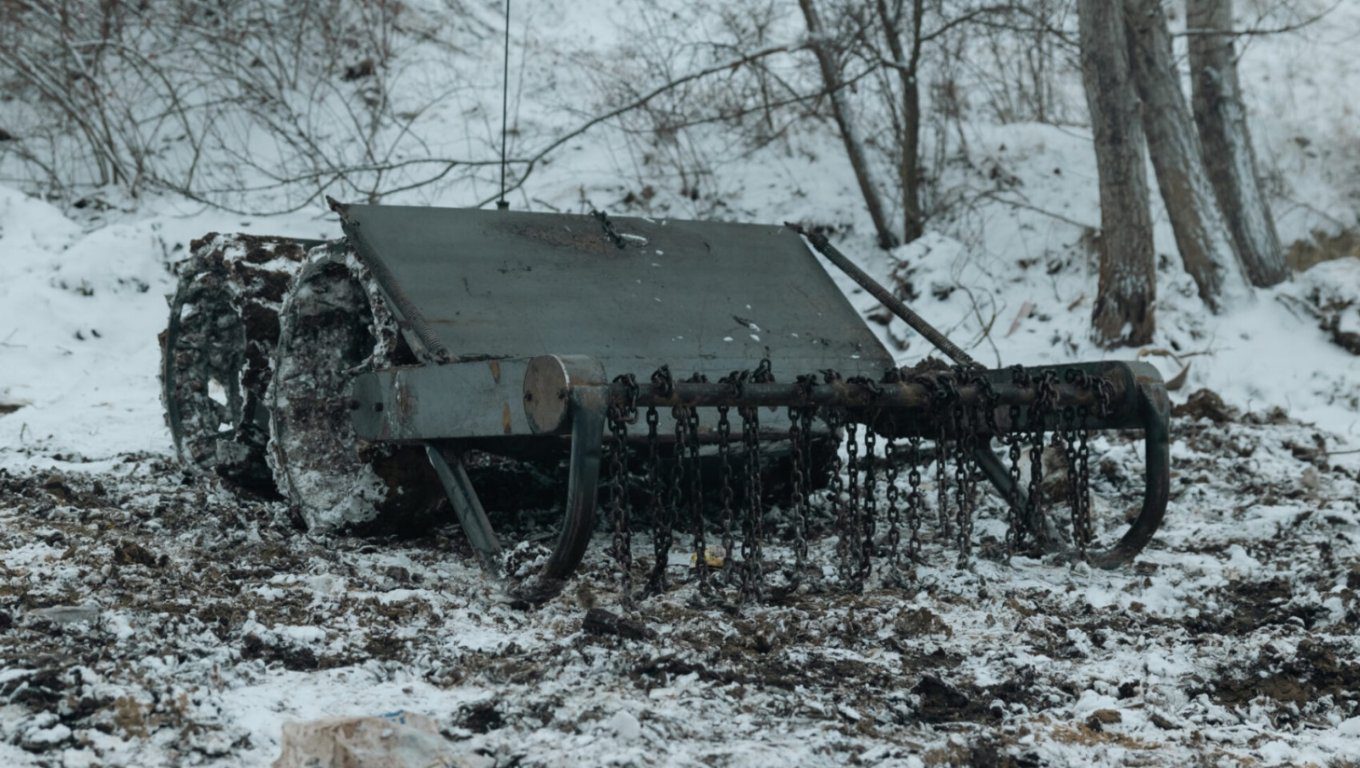 Ukrainian Zmii demining vehicle. Photo credit: Rover Tech.