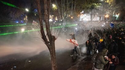 Ukraine condemns violent crackdown on peaceful protests in Tbilisi