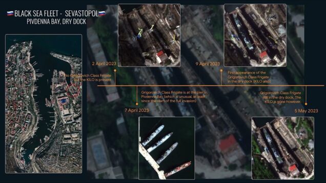 When did an Admiral Grigorovich-Class Frigate Enter Drydock? Plus Aftermath