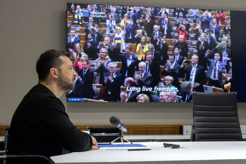 Zelenskyy addresses European Parliament on 1000th day of war: "Ukraine deserves to make next year the year of peace"