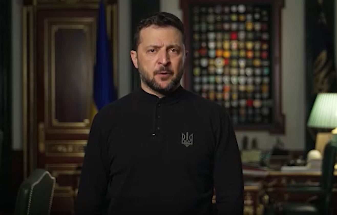 zelenskyy neither confirms nor denies approval strikes inside russia atacms storm shadow ukraine's president volodymyr during his video address nation evening 17 november 2024