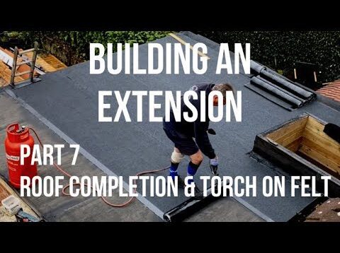 Building a House Extension Part 7 – ROOF COMPLETION &