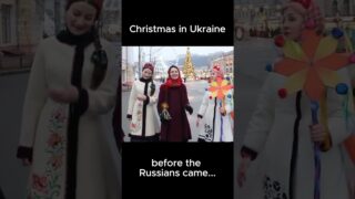 Christmas in Ukraine before the Russians came…