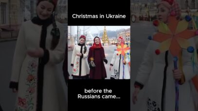 Christmas in Ukraine before the Russians came…