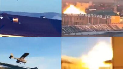 Drones target Kadyrov forces’ bases in Grozny, two explosions captured