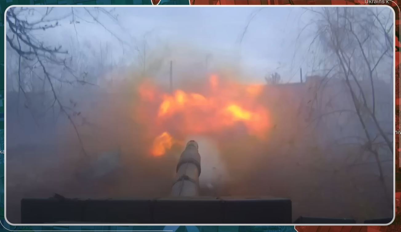 frontline report ukrainian tank raids destroy russian troops bottleneck kurakhove's sontsivka reporting ukraine's video t-64 shelling pov 03 2024 today lot updates kurakhove direction donetsk oblast ukraine news reports