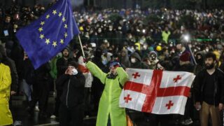 Georgian police detain opposition leader amid protests