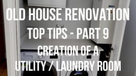 House Renovation TOP TIPS – Creation of a small UTILITY