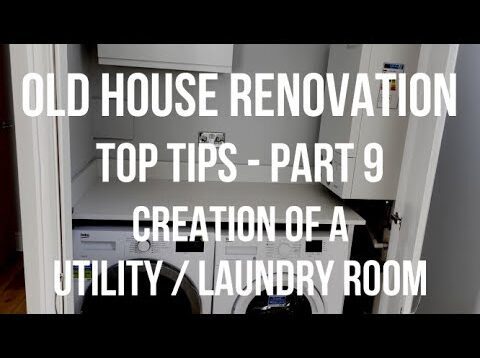 House Renovation TOP TIPS – Creation of a small UTILITY