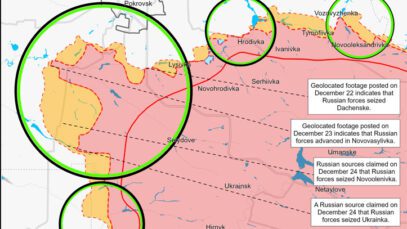 ISW: Russian forces likely capture Kurakhove after two-month offensive