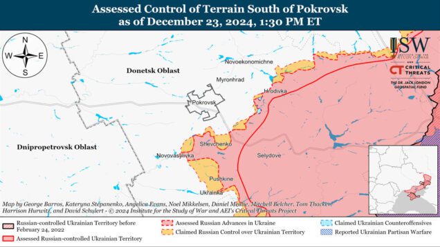 ISW: Russians may delay Pokrovsk envelopment for Donetsk Oblast border