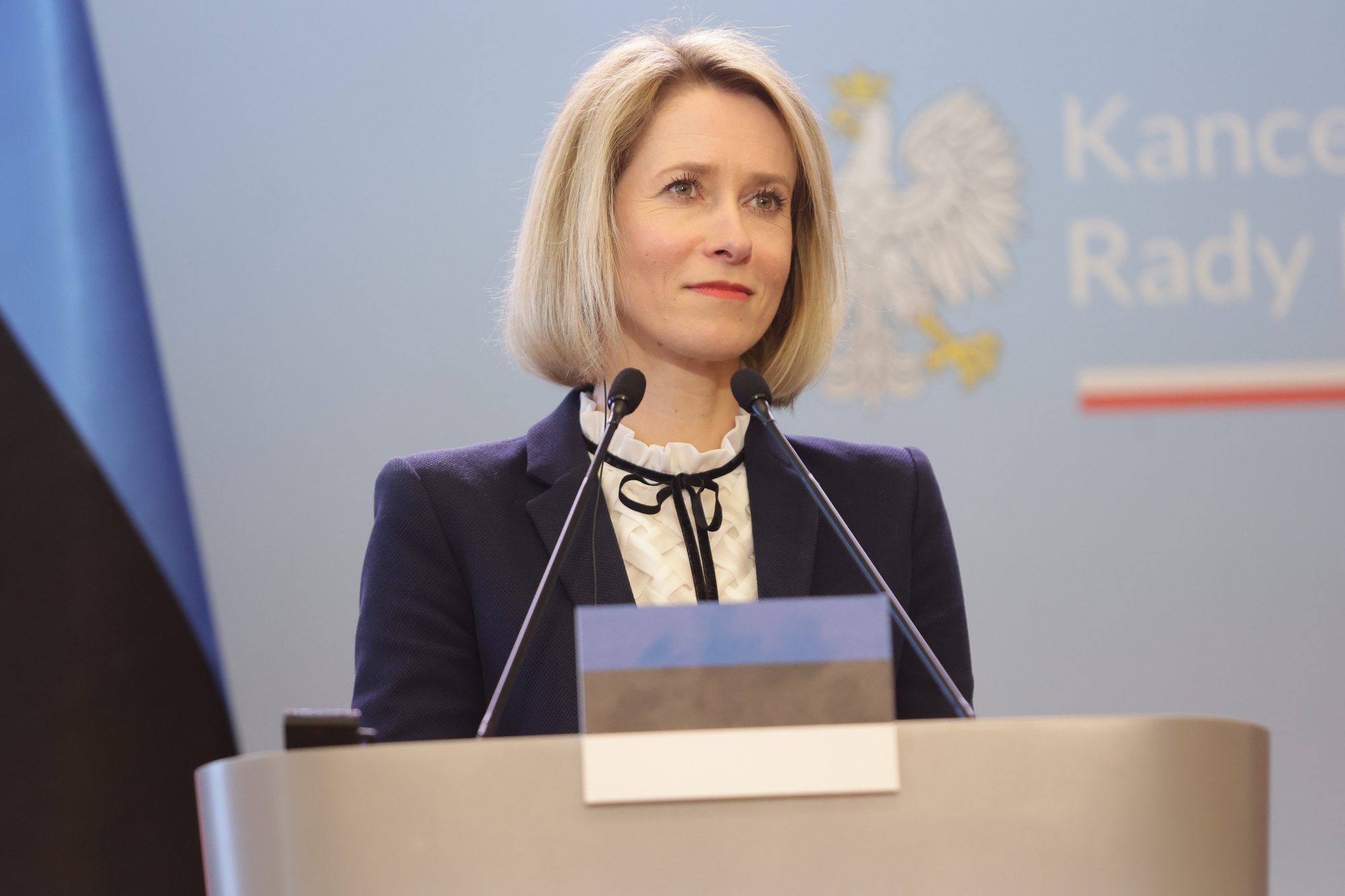 Estonian Prime Minister Kaja Kallas.