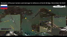 Kerch Bridge Barriers Damaged by Storm & Tanker Wreck on