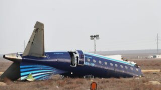 Loud bang heard before Azerbaijan Airlines plane crashed, passengers tell