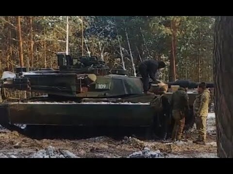 M1 Abrams Seen Near the Frontlines in Ukraine with M19