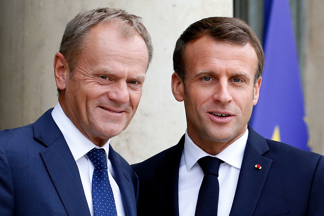 Macron, Tusk to discuss deploying peacekeepers to Ukraine after ceasefire, Bloomberg reports