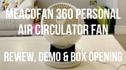 Meaco Fan 360 Personal Air Circulator – REVIEW, DEMO &