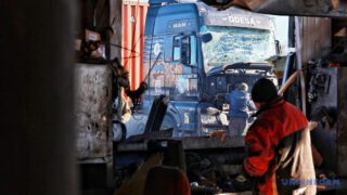 Morning Russian missile attack hit power facilities in two western