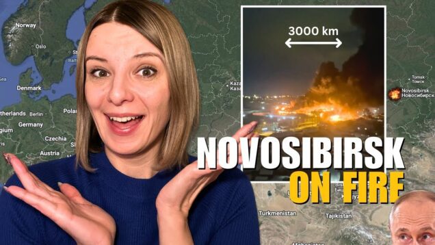 NOVOSIBIRSK MILITARY DEPOT ON FIRE – RUSSIAN ARMY ESCAPES FROM