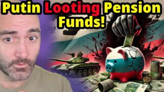 Putin ROBBING Russia’s Social Security To Fund War!