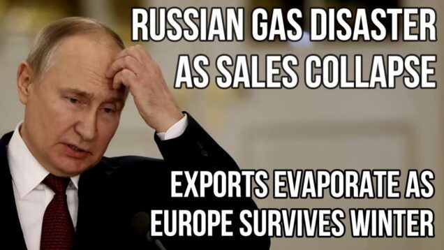 RUSSIAN Gas Disaster as $75 Billion Revenue Evaporates & Europe
