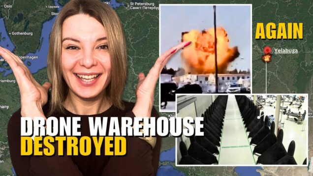 RUSSIAN REAR ON FIRE: DRONE WAREHOUSE DESTROYED IN YELABUGA, KAZAN