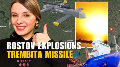 RUSSIAN SHIP SINKS, ROSTOV NEW EXPLOSIONS, TREMBITA MISSILE Vlog 903: