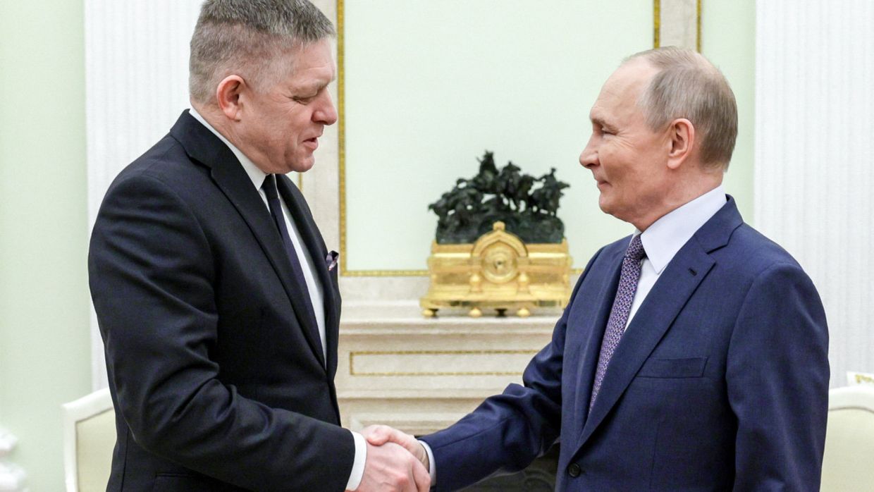 Russia 'not opposed' to having Slovakia host peace talks, Putin says