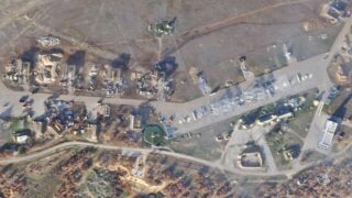 Russia rushes to build concrete aircraft shelters at key Crimean