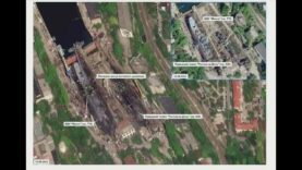 Satellite Imagery of Kilo Submarine and Ropucha Landing Ship Destroyed