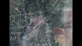Satellite Imagery of Recent Storm Shadow Strike on Ammo Depot